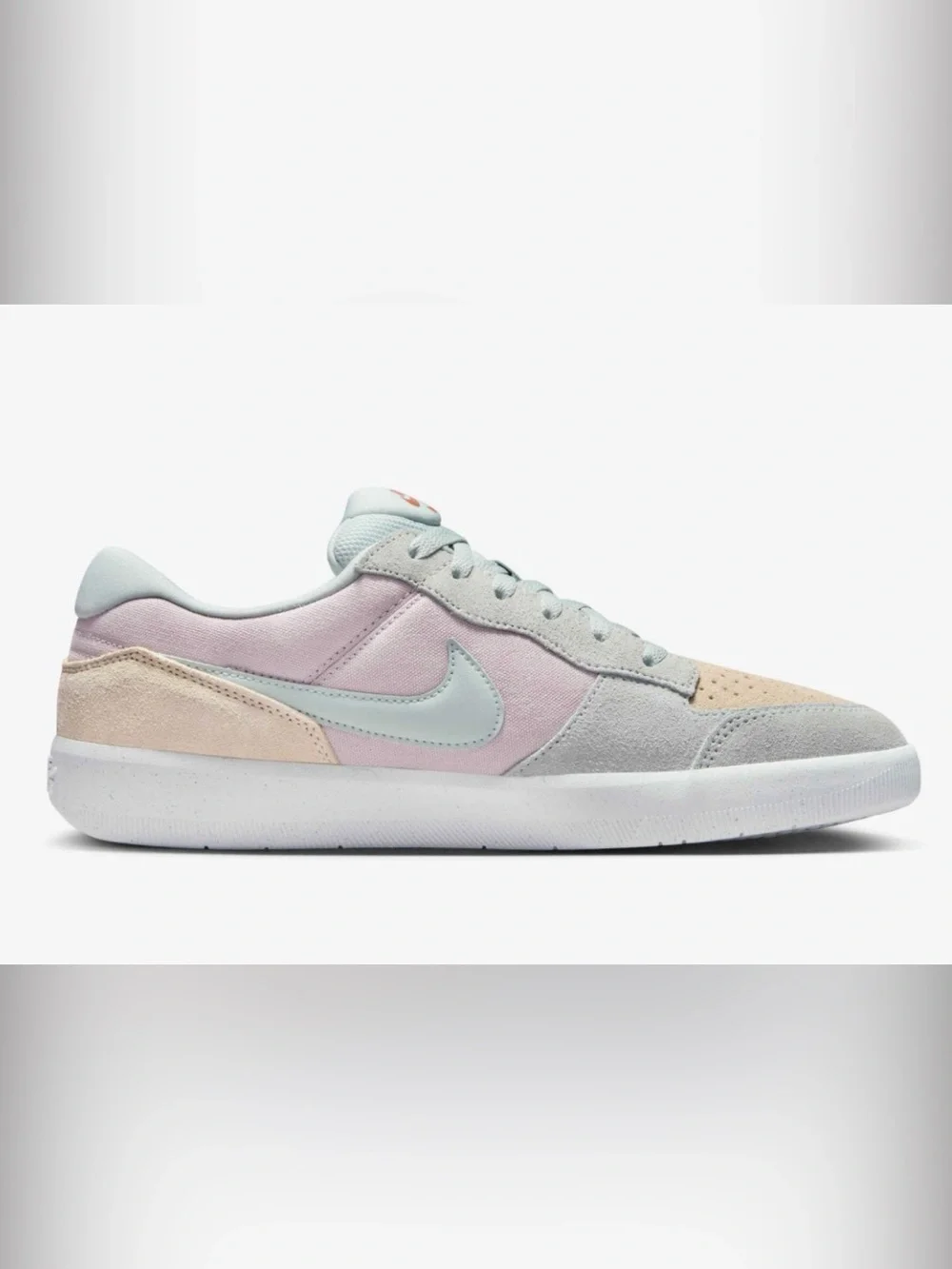 Nike SB Force 58 GS Youth Girls 7.5Y Platinum Violet Sanddrift Sneakers EU 40.5